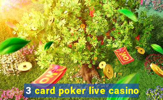 3 card poker live casino