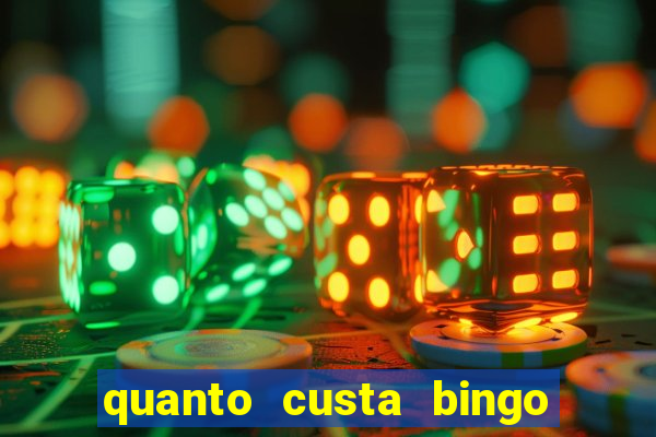 quanto custa bingo de brinquedo