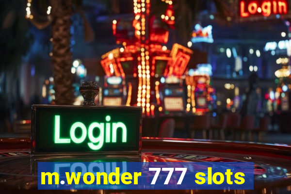 m.wonder 777 slots