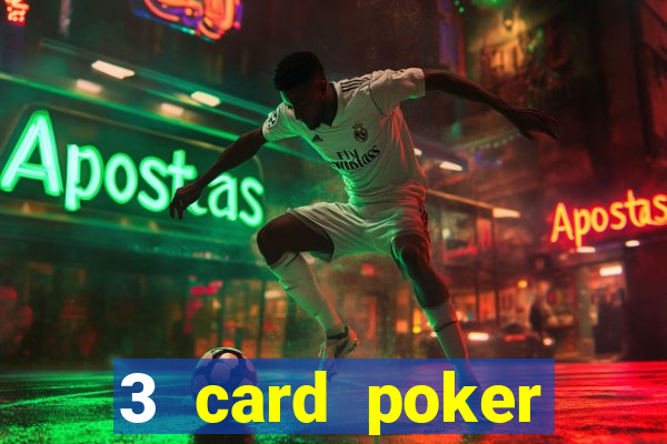 3 card poker casino rules