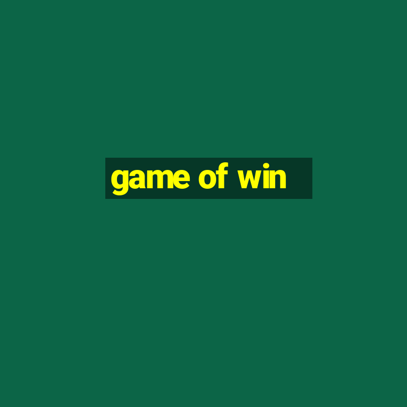 game of win