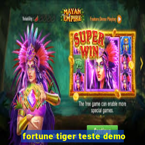 fortune tiger teste demo