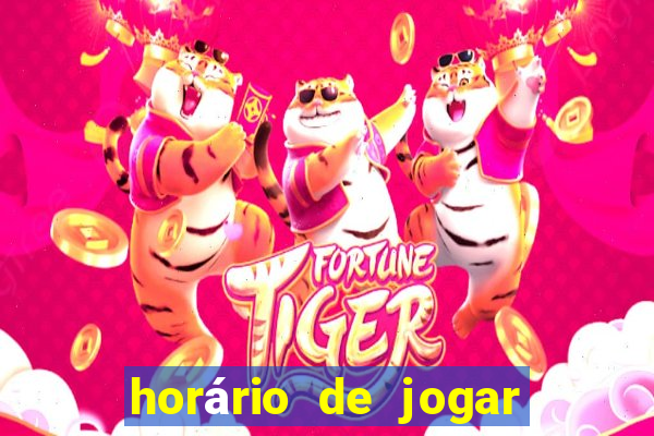 horário de jogar fortune rabbit