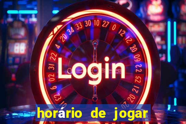 horário de jogar fortune rabbit