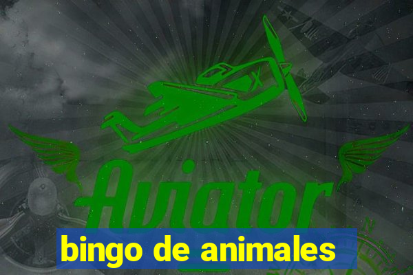 bingo de animales