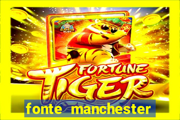 fonte manchester city download