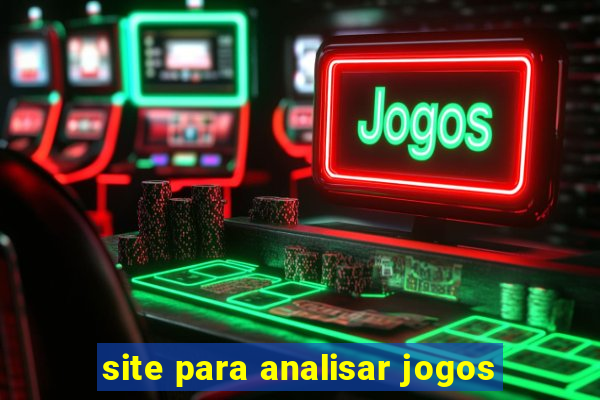 site para analisar jogos