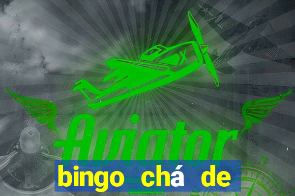 bingo chá de bebê excel