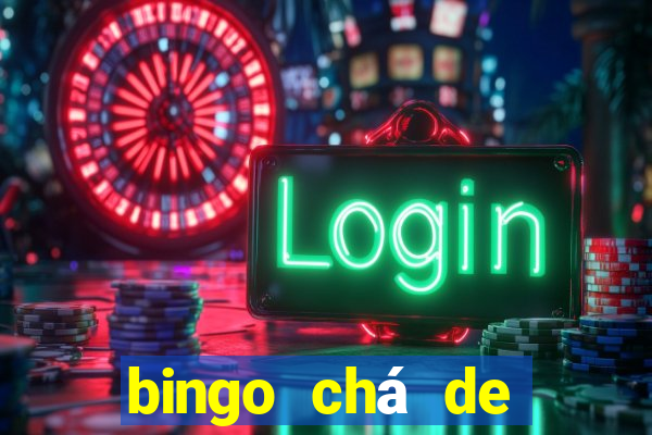 bingo chá de bebê excel