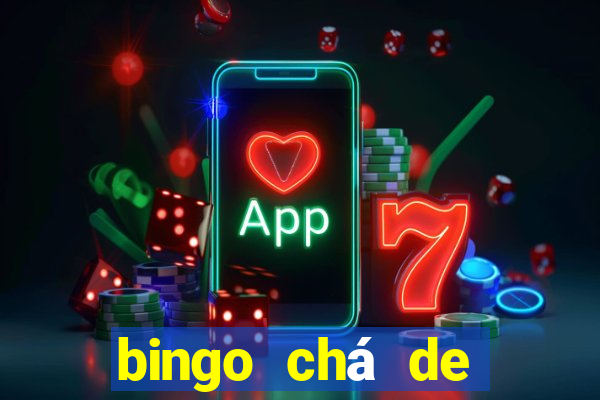 bingo chá de bebê excel