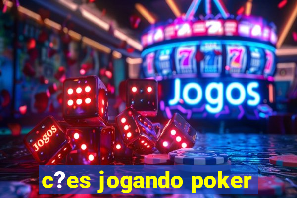 c?es jogando poker