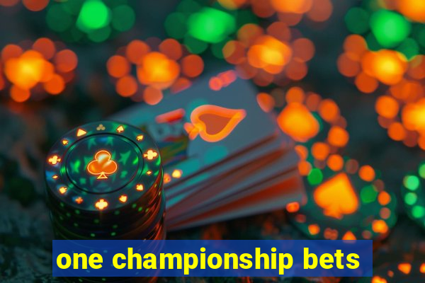 one championship bets