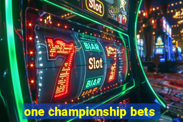 one championship bets