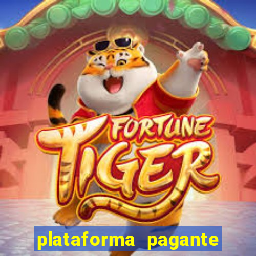 plataforma pagante fortune tiger