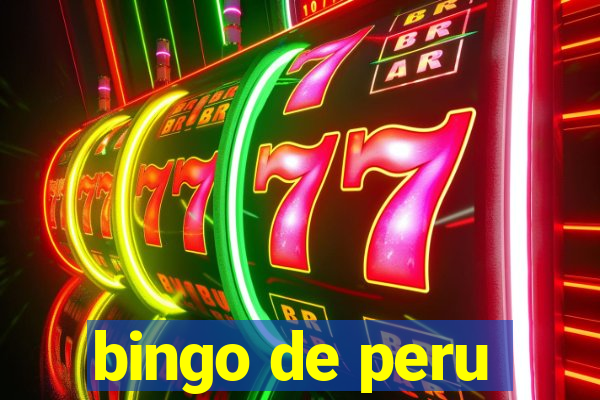 bingo de peru