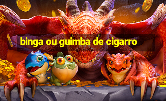 binga ou guimba de cigarro