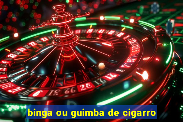 binga ou guimba de cigarro