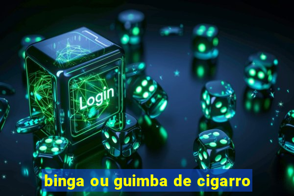 binga ou guimba de cigarro