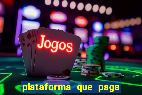 plataforma que paga no cadastro fortune tiger