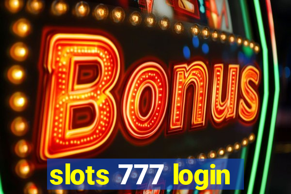 slots 777 login