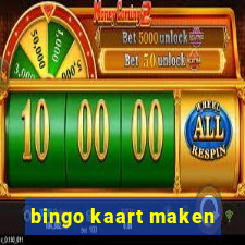 bingo kaart maken