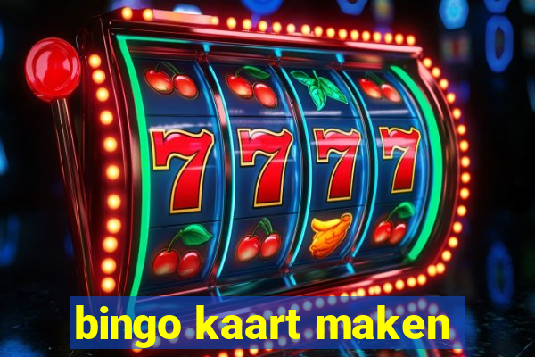 bingo kaart maken