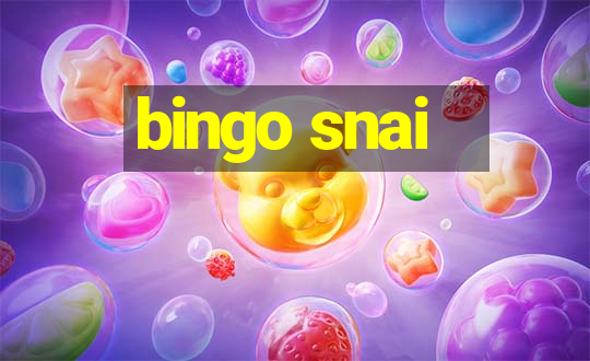 bingo snai