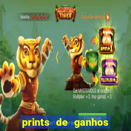 prints de ganhos no fortune tiger