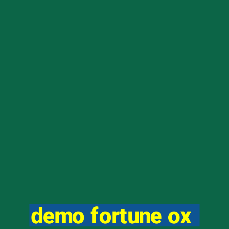 demo fortune ox