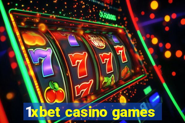 1xbet casino games