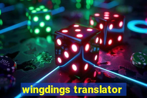 wingdings translator