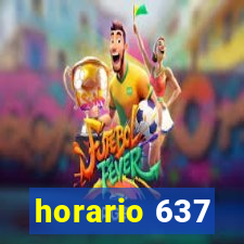 horario 637