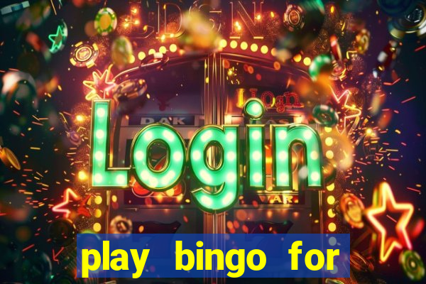 play bingo for money online