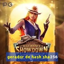 gerador de hash sha256