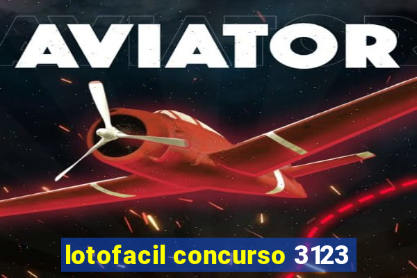 lotofacil concurso 3123