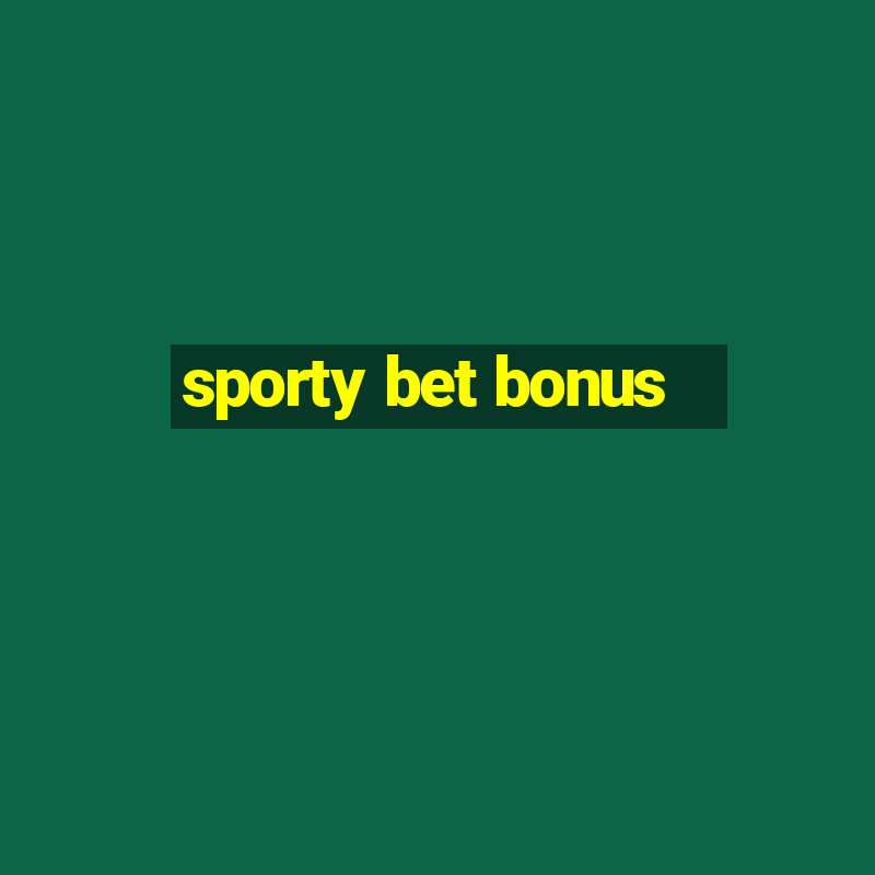 sporty bet bonus