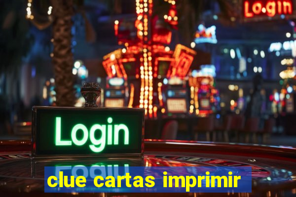 clue cartas imprimir