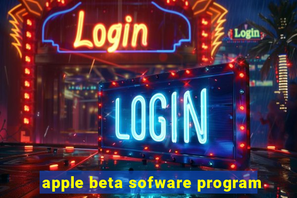 apple beta sofware program