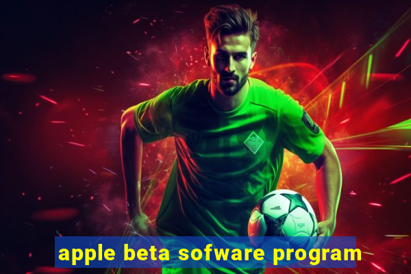 apple beta sofware program