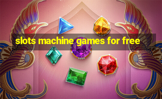 slots machine games for free