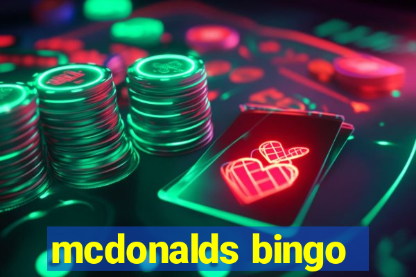 mcdonalds bingo