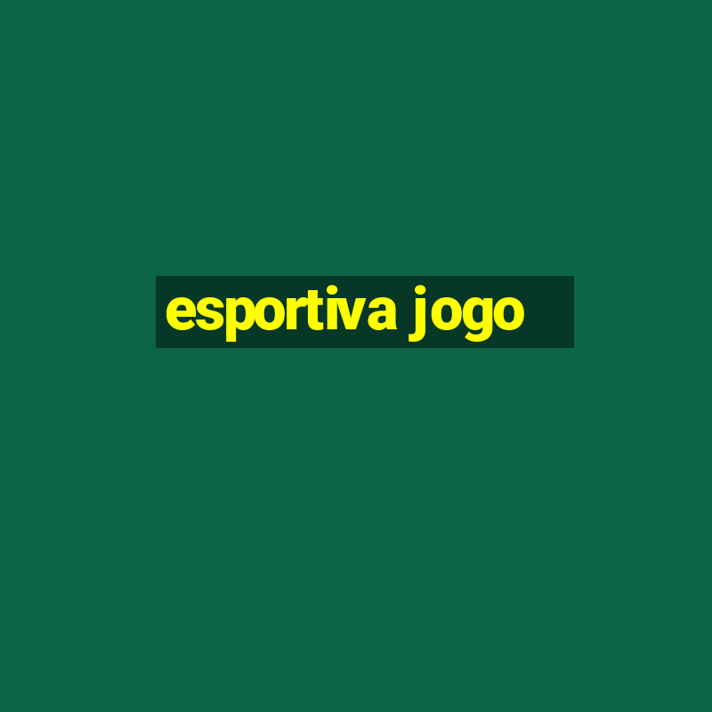 esportiva jogo