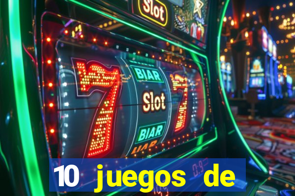 10 juegos de casino nombres