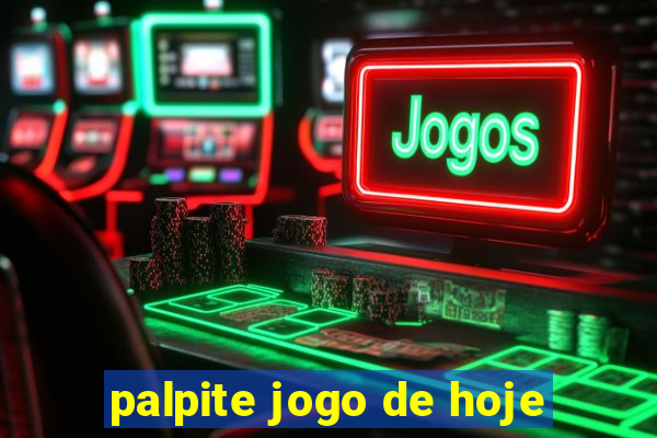 palpite jogo de hoje