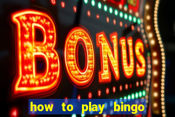 how to play bingo at home