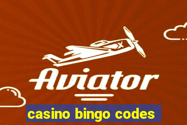 casino bingo codes