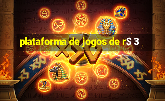 plataforma de jogos de r$ 3