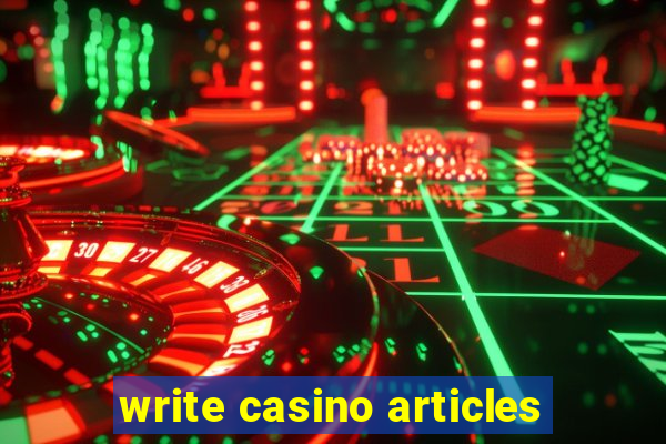 write casino articles