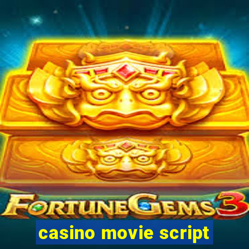 casino movie script