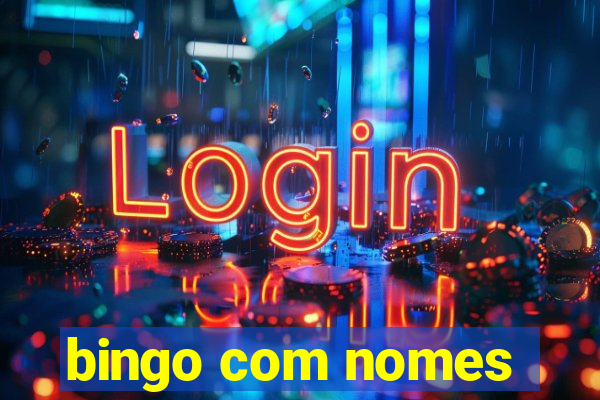 bingo com nomes